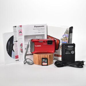 Panasonic Lumix DMC-TS25 Digital Camera 16.1MP 4x Optical Zoom HD Video 64GB SD
